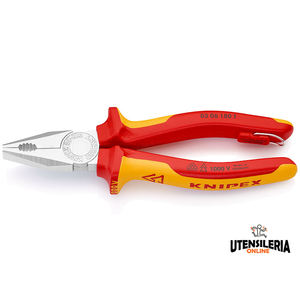 คีมปากแหลมคีบตัดแบบมีฉนวนพร้อมคลิปสปริง 180 มม. - Product Image 5