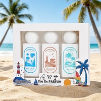 Parfums miniatures de voyage, marque originale, 50 ml, parfum unisexe, tropical, marin, fruité, floral, parfum à la noix de coco, ensemble de parfums pour femmes