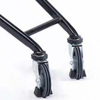 Chariot de courses en maille de style européen 100L, cadre métallique, poignée réglable, roues en PU de 5 pouces - Léger et écologique pour un transport pratique