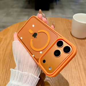 Funda Protectora Magnética Transparente de Lujo para iPhone 15 Macaron 14, Estilo Moderno para Apple 17proMax, para Comercio Exterior de Teléfonos Móviles - Product Image 2