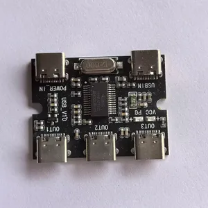 USB <b>HUB</b> Expansion Module for Raspberry Pi 4 5 Type <b>C</b> Interface USB 2.0 <b>Hub</b> with Power Port DIY - Product Image 1