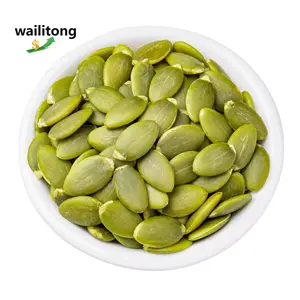 Wailitong etichetta personalizzata all'ingrosso AA Grade Shine Skin Light Fresh Green Pumpkin Seeds Kernels