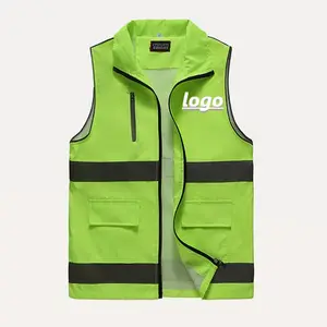 man Sleeveless cheap safety work waistcoat vest fishing vest for men