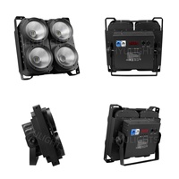 Projecteur LED COB en aluminium 4x100W 4 yeux RGBWA+UV, contrôle DMX512, éclairage pour scène, discothèque, fête, mariage, effet lumineux
