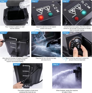 Máquina de Humo de Hielo Seco de 3500W para Fábrica, Equipo de Efectos Especiales para Escenarios, Máquina de Humo Bajo para Bodas, Fiestas y Eventos - Product Image 5