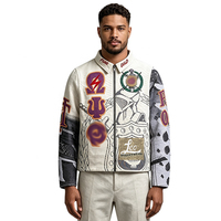 Veste universitaire personnalisée en tapisserie, cardigan grec sur mesure, veste en tapisserie pour confraternies et sororités