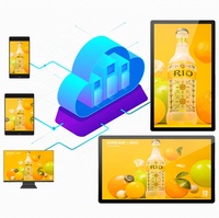 2025 nouveau style 21.5 pouces Android /Linux lunette étroite lcd montage mural signalisation numérique pour affichage publicitaire d'ascenseur