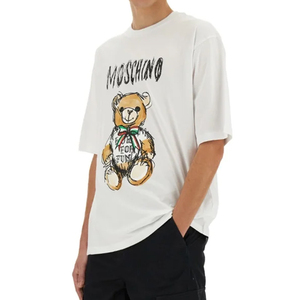 Ropa de calle pesada para hombre, camiseta con logotipo e imagen, camisetas de algodón de gran tamaño personalizadas para hombre, Camisetas estampadas - Product Image 2