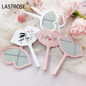 Pocket Mini <b>Makeup</b> Mirror Hand Held Vanity <b>Table</b> With Led Light <b>Makeup</b> Mirror Cosmetic Compact Pocket Hand Mirror - Product Image 5