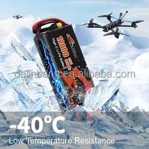 แบตเตอรี่ลิเธียมโพลิเมอร์ DLB OEM 6S 22.2V 30C 60C 4200mAh 6000 8000 9000 10000 12000 FPV 7/10 นิ้ว - Product Image 5