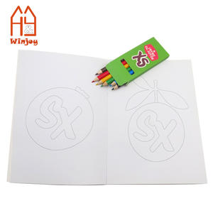 ओम कस्टम ए 4/ए 5 बच्चों की पेंटिंग पेंसिल या क्रेयॉन के साथ रंग बुक, बच्चों के लिए प्रचार कला सेट - Product Image 4