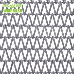 Cadena de malla de alambre en espiral Cinta transportadora de malla de acero inoxidable para máquina transportadora/Transferencia de Alimentos/Transferencia de panadería vegetal - Product Image 6