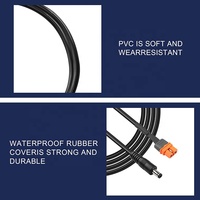 Kabel Konektor Baterai XT60 ke Jack Barrel DC 5.5x2.1mm dengan Isolasi PVC 20AWG Berperingkat IP65