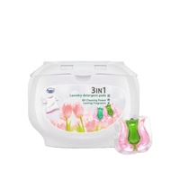 Meilleures capsules de détergent à lessive écologiques 3-en-1 Perles de gel en capsules liquides pour laver les perles de détergent