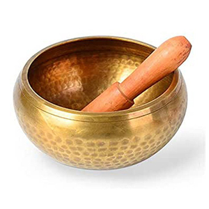 Cuenco Tibetano SUN con Martillo de Madera, Metal Forjado a Mano para Meditación, Terapia de Sonido y Sanación Espiritual - Product Image 1