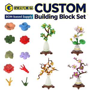 Gobricks - Juego <span class=keywords><strong>de</strong></span> Bloques <span class=keywords><strong>de</strong></span> Construcción Personalizados para Ramos <span class=keywords><strong>de</strong></span> Flores, Bloques Compatibles MOC, Piezas <span class=keywords><strong>de</strong></span> Flores, Suministro al por Mayor para Modelos <span class=keywords><strong>de</strong></span> Flores - Product Image 1