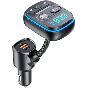 HG newest product T77 bluetooth fm transmitter with 7 colors and support QC3.0 18W fast charger