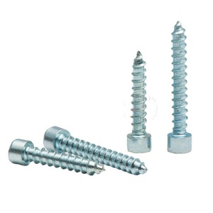 Jiu Fei Wu Jin Hexagon Head Tapping <b>Screws</b> M5 M6 Blue White Zinc <b>Galvanized</b> For Wood Metric Standard - Product Image 2