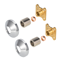 Kit de base de fixation murale pour robinet de douche encastré, base de fixation murale pour robinet, pièces de rechange pour cache décoratif de robinet de salle de bain