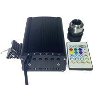 Kit de plafonnier scintillant à deux têtes AC110V avec source lumineuse étoile + météore pour Rolls Royce