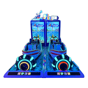 Machine <span class=keywords><strong>de</strong></span> <span class=keywords><strong>jeu</strong></span> d'arcade d'aviron à 2 joueurs Simulateur <span class=keywords><strong>de</strong></span> <span class=keywords><strong>course</strong></span> <span class=keywords><strong>de</strong></span> bateaux à pièces LED Motion Ride Interactive Game for Amusement Park - Product Image 2