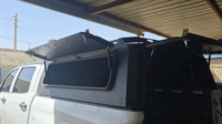 Auvent de benne manuel étanche pour Chevrolet Silverado 1500 2014-2018, Dodge Ram 1500 2009-2018, Toyota Navara Ranger