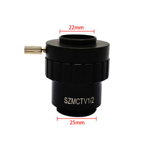 0.5X 스테레오 현미경 1/2 CCD 카메라 TV 인터페이스 어댑터 렌즈, 삼안 현미경 카메라 작업 영역 확대용 - Product Image 4