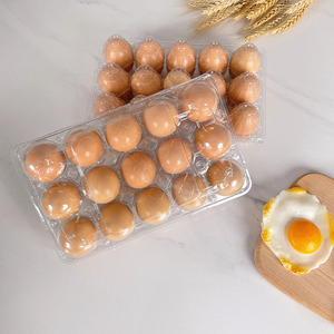 Tùy Chỉnh Màu Sắc <span class=keywords><strong>6</strong></span>/12/15/18/30 Lỗ Khay Trứng Có Thể Tái Chế Pet Nhựa Trong Suốt Trứng Bao Bì Khay - Product Image 3