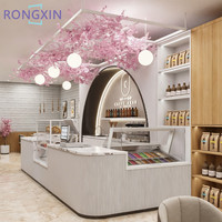 Conception d'intérieur de restaurant commercial sur mesure, mobilier de café moderne, comptoir de café personnalisé