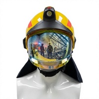 Casque de sauvetage incendie avec lampe frontale intégrée pour la lutte contre les incendies et la sécurité