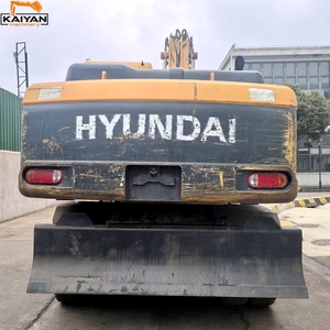 รถขุดไฮดรอลิกแบบล้อขนาดกลาง HYUNDAI R210W 21 ตัน มือสอง นำเข้าจากเกาหลีแท้ สำหรับงานก่อสร้างถนน - Product Image 6