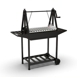 Argentine Barbecue Grill 131x54x138cm Rotisserie Kit Outdoor Camping Multifunctional Portable Rust Prevention - Product Image 2