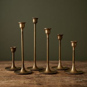Support à bougie en laiton fait main, artisanat décoratif en laiton, DMB-101 - Product Image 3
