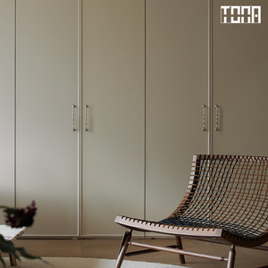 Maniglia per Porta in <span class=keywords><strong>Ottone</strong></span> Massiccio Spazzolato Oro, Maniglia Minimalista Resistente, Accessori per Mobili da Cucina e Cassettiere - Product Image 6