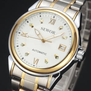 Nouvelle montre-bracelet décontractée pour homme avec bracelet en acier inoxydable et miroir en verre standard - Product Image 4