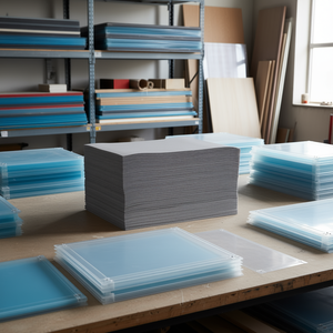 Universal Absorbent <b>Sheets</b> Grey Color 100 Pack For <b>Plastic</b> <b>Sheets</b> Boards Panels - Product Image 3