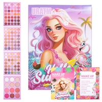 Palette de fards à paupières pliable à quatre couches, 117 couleurs, imperméable, maquillage en gros, fini mat, nacré, blush, contour, highlight