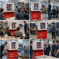 Centre d'usinage CNC 3 axes SIEG Fa4 IKX1 avec 4 outils ATC, broche ISO20, pour l'éducation, la formation, le prototypage et la petite production