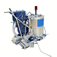 Machine de marquage routier vibratoire électrique intelligente à écran tactile 60 °   Enregistrement des données de la randonnée, construction durable, meilleur prix