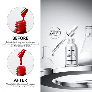 JTING احترافي قطرة واحدة لزجاجة واحدة طلاء جل شفاف اللون أرق 30 جرام طلاء أظافر جل مزيج الغراء OEM لوازم الأظافر للصالونات - Product Image 4