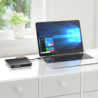Grabadora de DVD Externa Tipo C USB 3.0 para Portátil con 2 Puertos USB y Ranura para Tarjetas SD/TF, Caché de 8 MB, Corrección de Errores DVD-RW