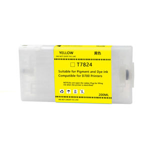 Cartucho de Tinta Compatible T7821-T7826 para <span class=keywords><strong>Epson</strong></span> <span class=keywords><strong>SureLab</strong></span> <span class=keywords><strong>D700</strong></span>, Tinta Negra y Tinta de Colorante LC con Chip - Product Image 3