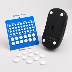 Patins de souris en PTFE de remplacement, coupés au laser avec précision, pour souris de jeu sans fil <span class=keywords><strong>Glorious</strong></span> <span class=keywords><strong>Model</strong></span> <span class=keywords><strong>O</strong></span>, prêts pour l'e-sport, 1 ensemble - Product Image 1