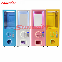 Vente en gros Nouveauté Distributeur automatique de jouets en métal à monnayeur avec interface en anglais, pour capsules surprise, personnalisable 110/220V