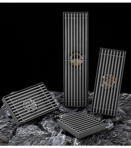 Griglia <span class=keywords><strong>di</strong></span> <span class=keywords><strong>Scarico</strong></span> <span class=keywords><strong>per</strong></span> <span class=keywords><strong>Lavabo</strong></span> e Lavatrice in Acciaio Inox 304 Design Moderno Grigio Canna <span class=keywords><strong>di</strong></span> Fucile - Product Image 5