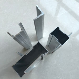 פרופילי אלומיניום שחול מסדרת 6000 מסגסוגת 6063-T5 לחלונות ודלתות עם שירות חיתוך - Product Image 1