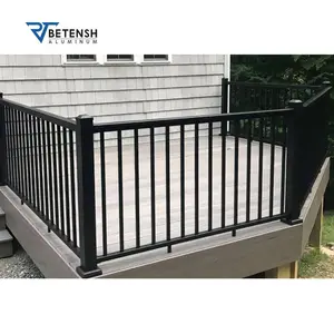 中国供应商低价楼梯甲板栏杆栏杆铝制围栏