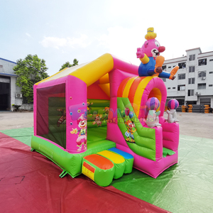 บ้านลมเป่าลมสำหรับจัดปาร์ตี้กลางแจ้งพร้อมสไลเดอร์สำหรับเด็ก - Product Image 3