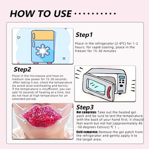 Compresa de Gel Frío/Caliente en Forma de Labios con Perlas de Gel, para Terapia de Rehabilitación en Clínicas/Salones de Belleza, Alivio del Dolor, No Tóxico, PVC+GEL - Product Image 5