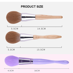 Premium Contour <span class=keywords><strong>Blush</strong></span> Fond de teint Poudre Pinceau Beauté Outil Doux Poils Synthétiques Manche En Bois Visage Pinceaux De Maquillage pour Débutants - Product Image 6